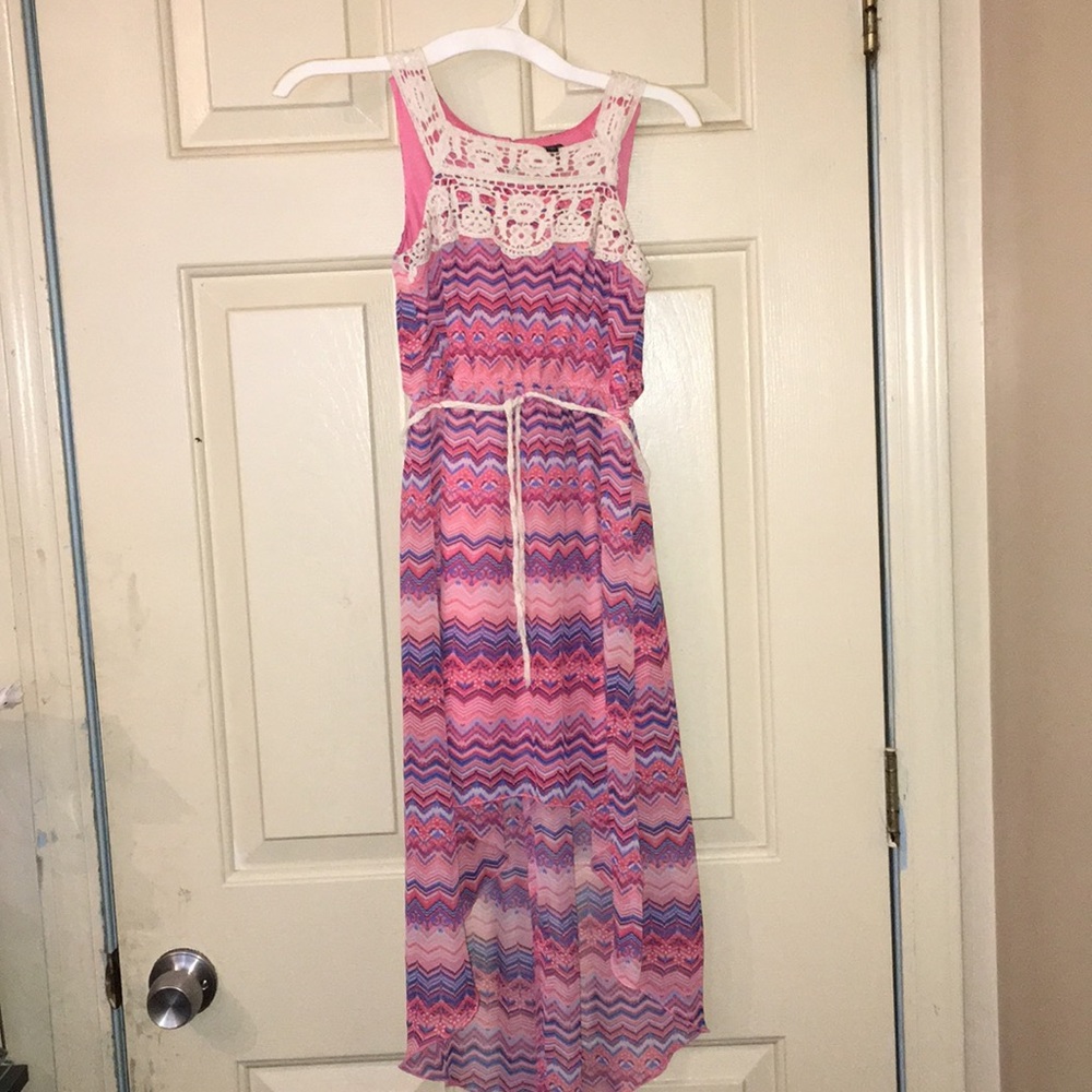 kids pink dress